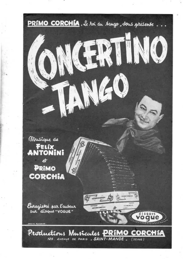 télécharger la partition d'accordéon Concertino Tango (Orchestration) au format PDF
