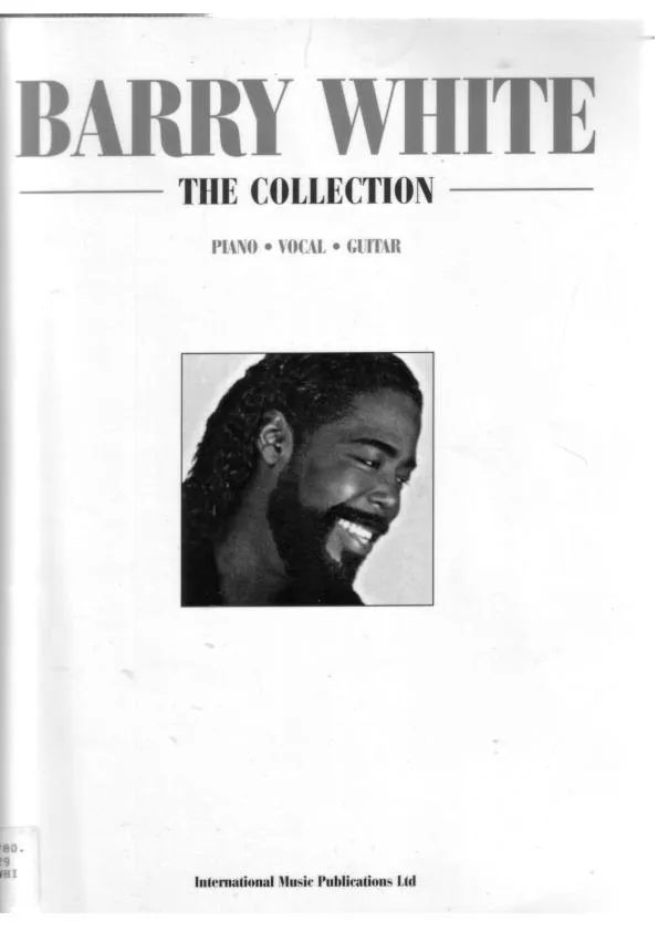 télécharger la partition d'accordéon Barry White : The Collection (16 titres) au format PDF