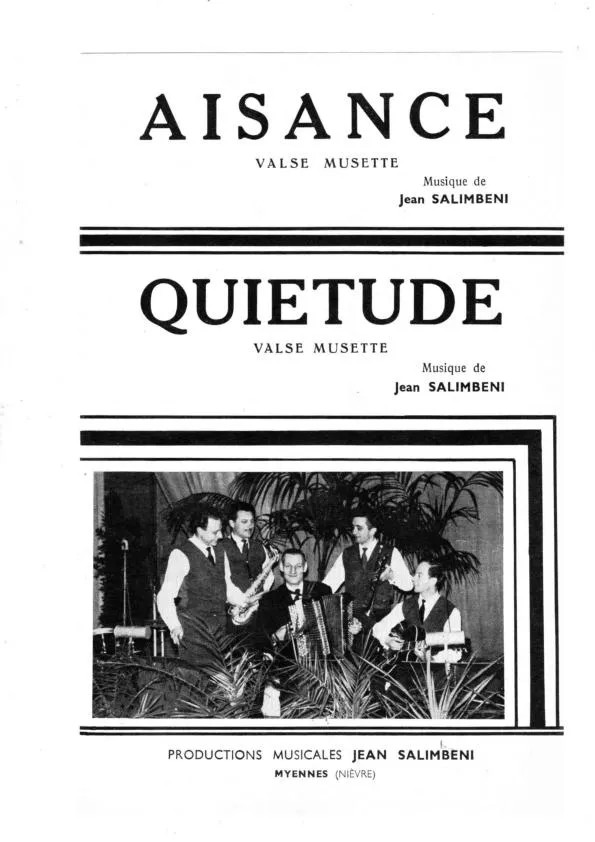 télécharger la partition d'accordéon Quiétude (Valse Musette) au format PDF