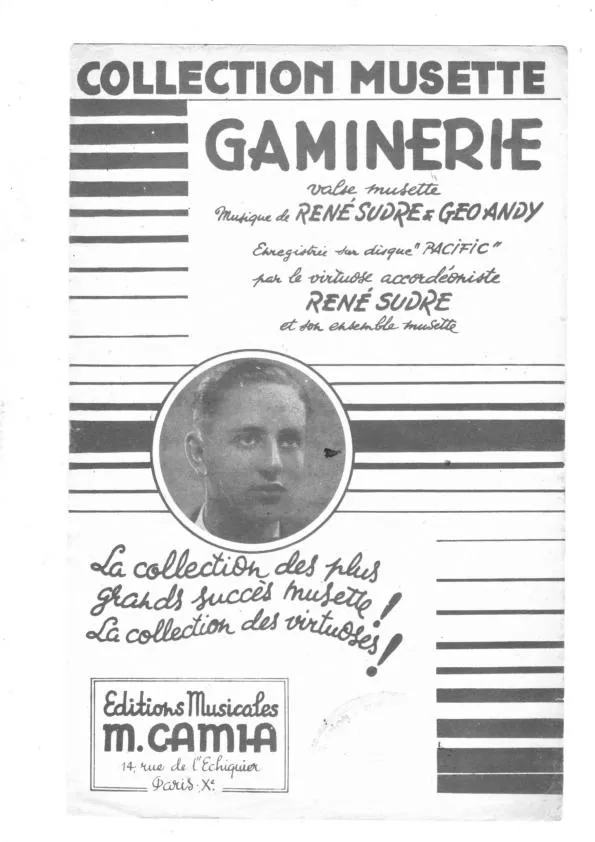 télécharger la partition d'accordéon Gaminerie (Valse) au format PDF