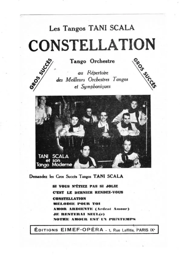 télécharger la partition d'accordéon Constellation (Orchestration) (Tango) au format PDF