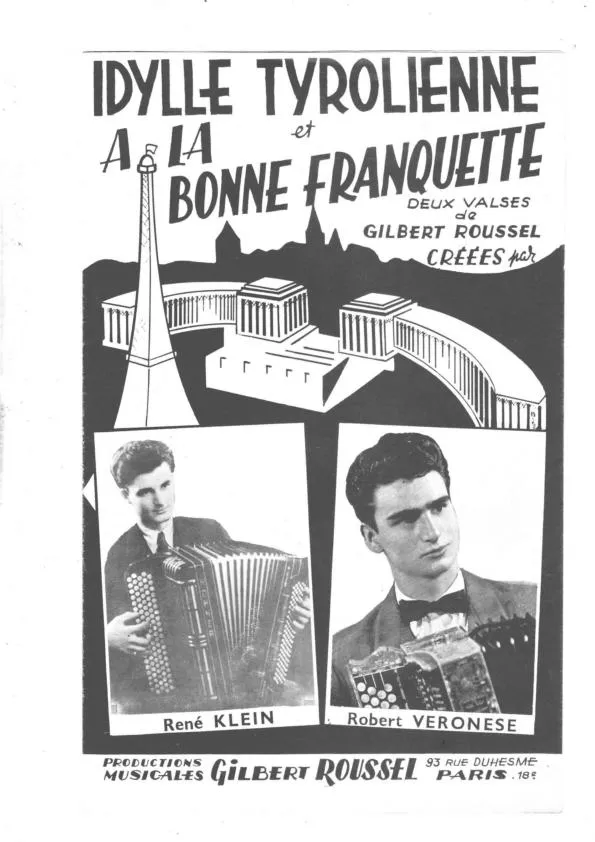 télécharger la partition d'accordéon Idylle Tyrolienne (Valse Musette) au format PDF