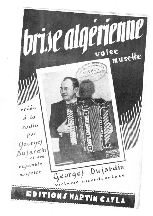 télécharger la partition d'accordéon Brise Algérienne (Valse Musette) au format PDF