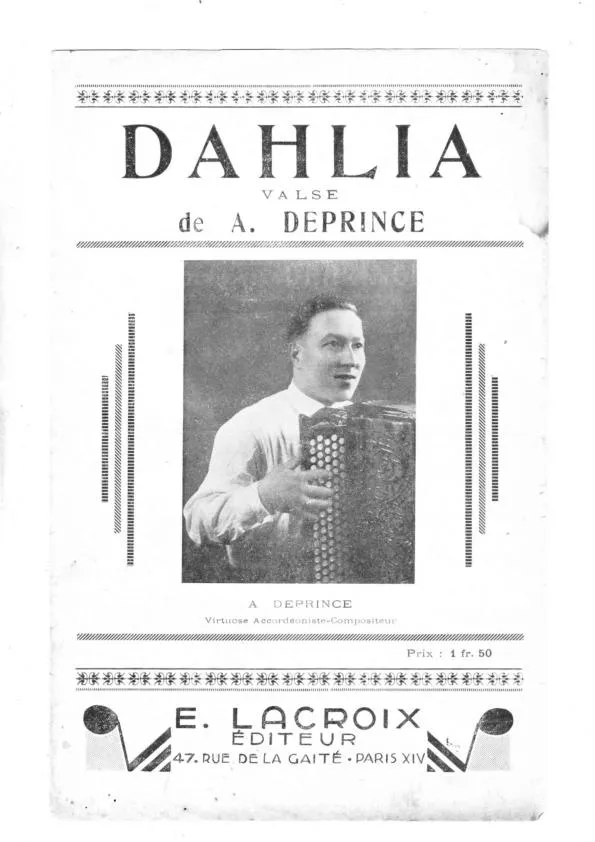 télécharger la partition d'accordéon Dahlia (Valse) au format PDF
