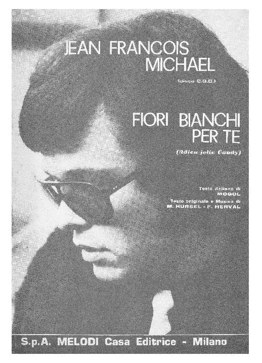 télécharger la partition d'accordéon Fiori bianchi per te (Adieu jolie Candy) (Slow Rock) au format PDF