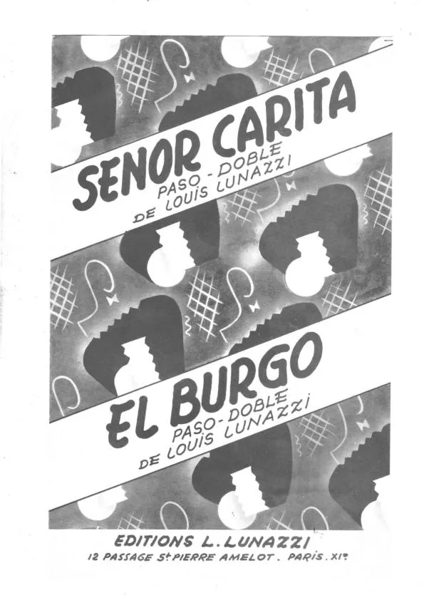 télécharger la partition d'accordéon Senor Carita + El Burgo (Paso Doble) au format PDF