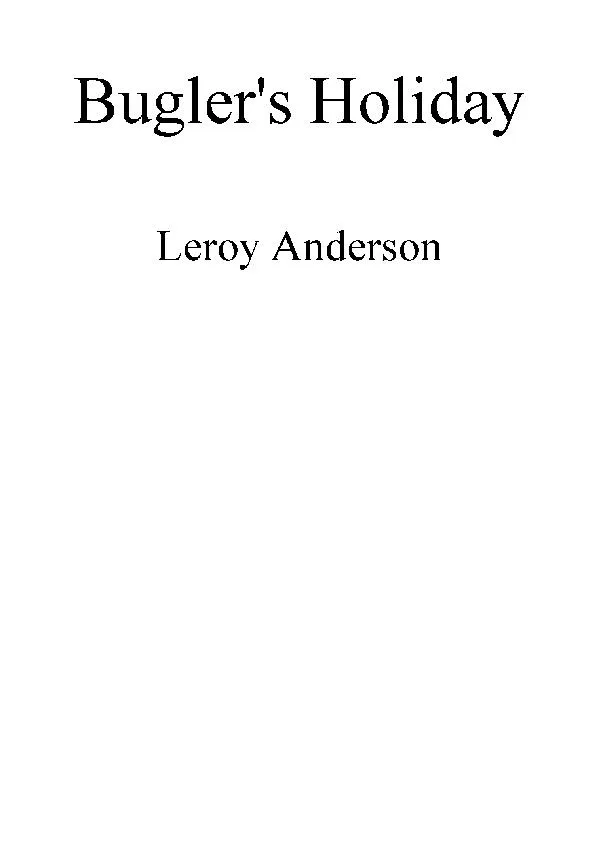 télécharger la partition d'accordéon Bulger's Holiday (Transcription : Benjamin Oleinikoff) (Quartuor d'Accordéons + Basse) au format PDF