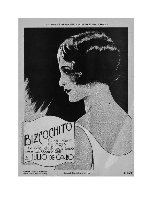 télécharger la partition d'accordéon Bizcochita (Tango de Moda) au format PDF