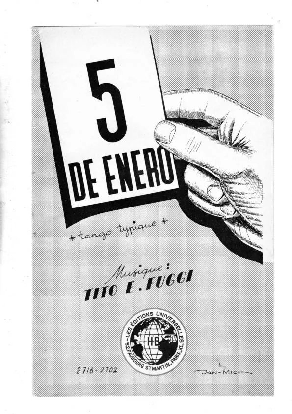 télécharger la partition d'accordéon 5 de enero (Orchestration Complète) (Tango Milonga) au format PDF