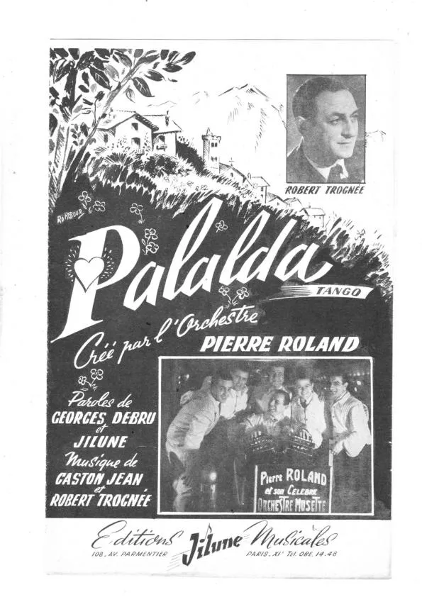 télécharger la partition d'accordéon Palada (Tango Chanté) au format PDF