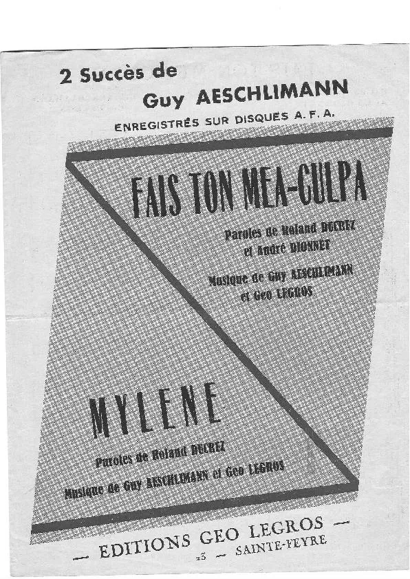télécharger la partition d'accordéon Mylène (Slow Rock) au format PDF