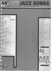 télécharger la partition d'accordéon 49 Most Popular Jazz Songs au format PDF