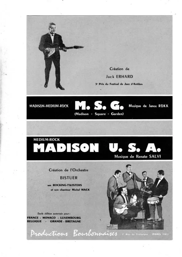 télécharger la partition d'accordéon M S G (Madison Square Garden) (Orchestration) (Madison Medium Rock) au format PDF