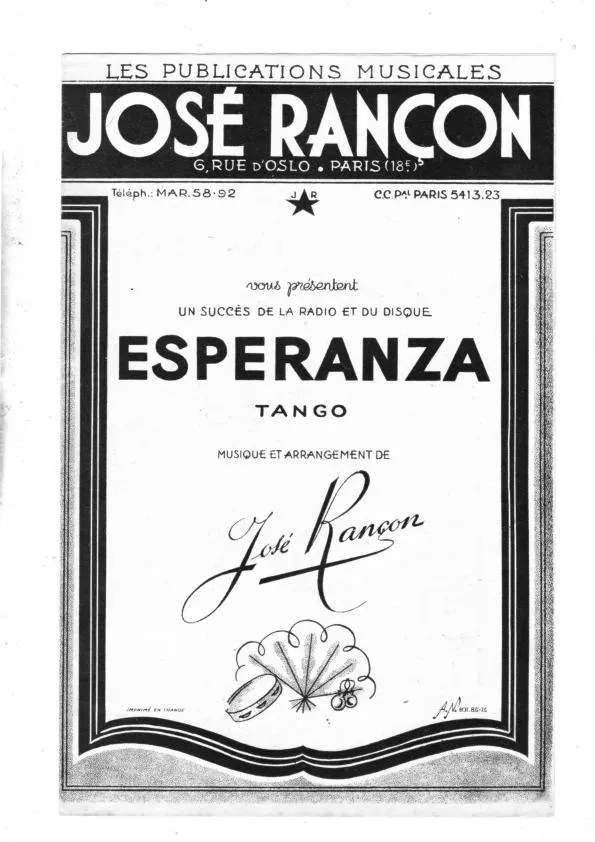 télécharger la partition d'accordéon Esperanza (Orchestration) (Tango) au format PDF