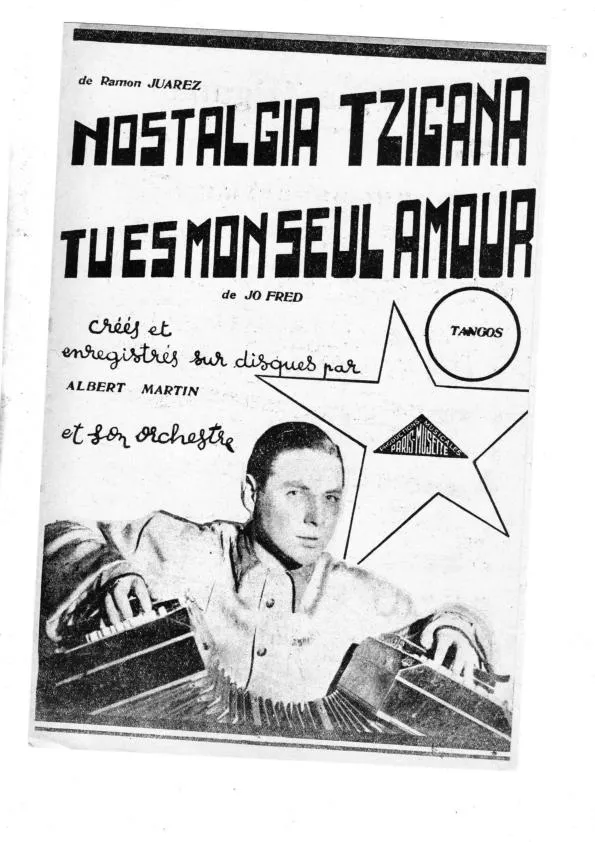 télécharger la partition d'accordéon Nostalgia Tzigana (Tango Tipico) au format PDF