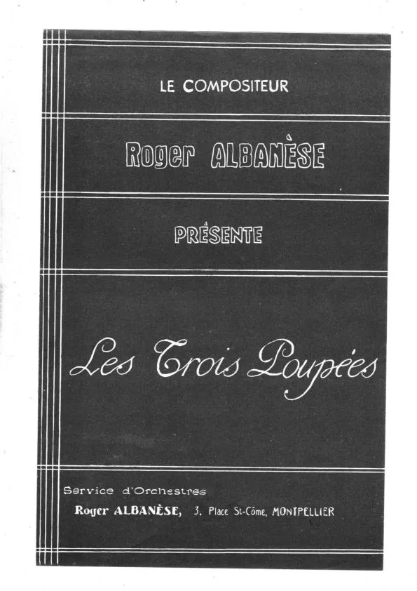 télécharger la partition d'accordéon Les trois poupées (Ouverture) (Morceau pour Concert) + Souvenirs (Valse) au format PDF