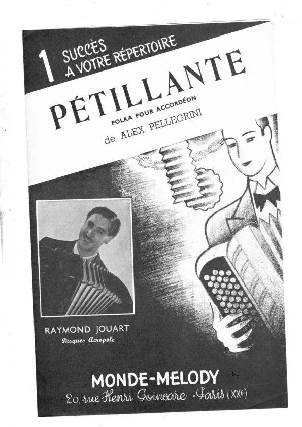 télécharger la partition d'accordéon Pétillante (Polka) au format PDF