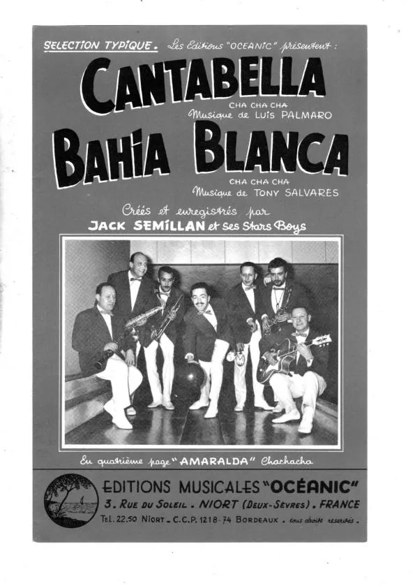 télécharger la partition d'accordéon Bahia Blanca (Orchestration) (Cha Cha Cha) au format PDF