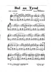 télécharger la partition d'accordéon Bal au Tyrol (Orchestration) (Valse Tyrolienne) au format PDF