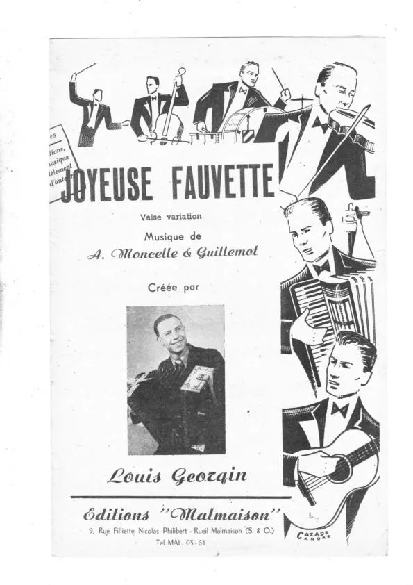 télécharger la partition d'accordéon Joyeuse Fauvette (Arrangement : Luss-Bar) (Valse Variation) au format PDF