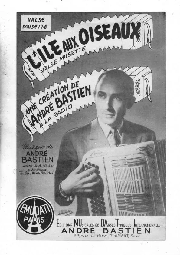 télécharger la partition d'accordéon L'île aux oiseaux (Valse Musette) au format PDF