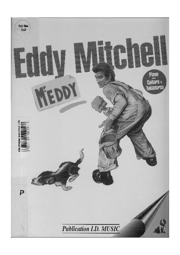 télécharger la partition d'accordéon Eddy Mitchell : Mr Eddy (26 titres) au format PDF