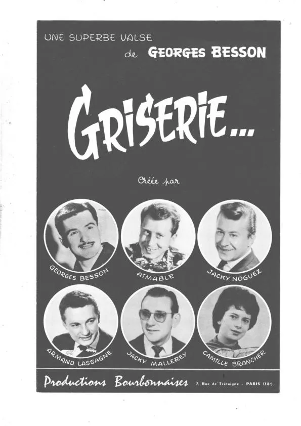 télécharger la partition d'accordéon Griserie (Valse) au format PDF