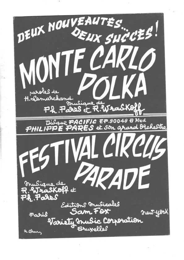 télécharger la partition d'accordéon Monte Carlo Polka (Orchestration) au format PDF
