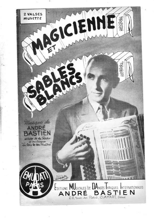 télécharger la partition d'accordéon Magicienne (Valse) au format PDF