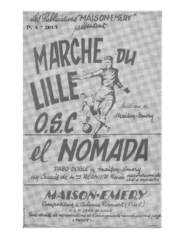 télécharger la partition d'accordéon Marche du Lille O S C (Orchestration) au format PDF