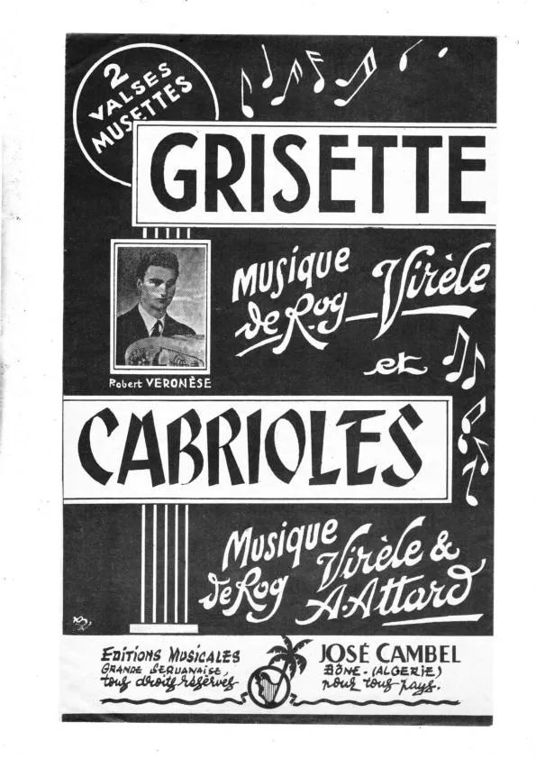 télécharger la partition d'accordéon Cabrioles (Valse Musette) au format PDF