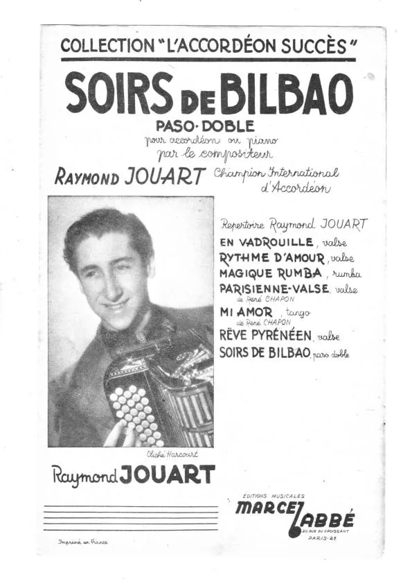 télécharger la partition d'accordéon Soirs de Bilbao (Paso Doble) au format PDF