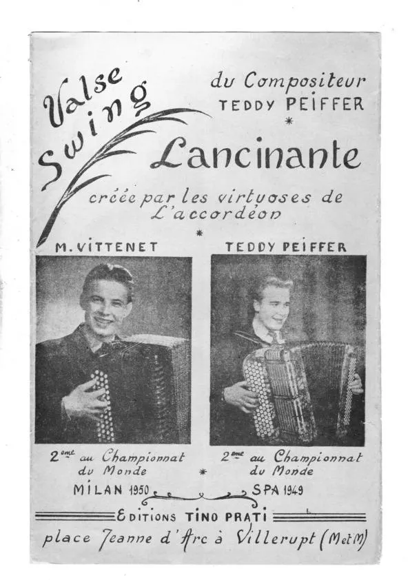télécharger la partition d'accordéon Lancinante (Valse Swing) au format PDF