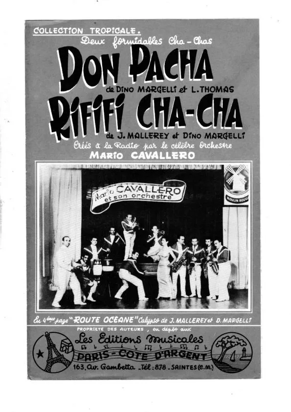 télécharger la partition d'accordéon Rififi Cha Cha (Orchestration) + Route Océane (Calypso) au format PDF