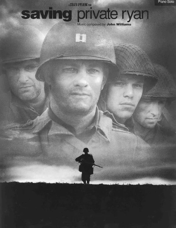 télécharger la partition d'accordéon Saving Private Ryan (Music composed by John Williams) (Transcription Piano : John Nicholas) (9 titres) au format PDF