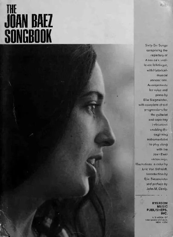 télécharger la partition d'accordéon The Joan Baez Songbook au format PDF