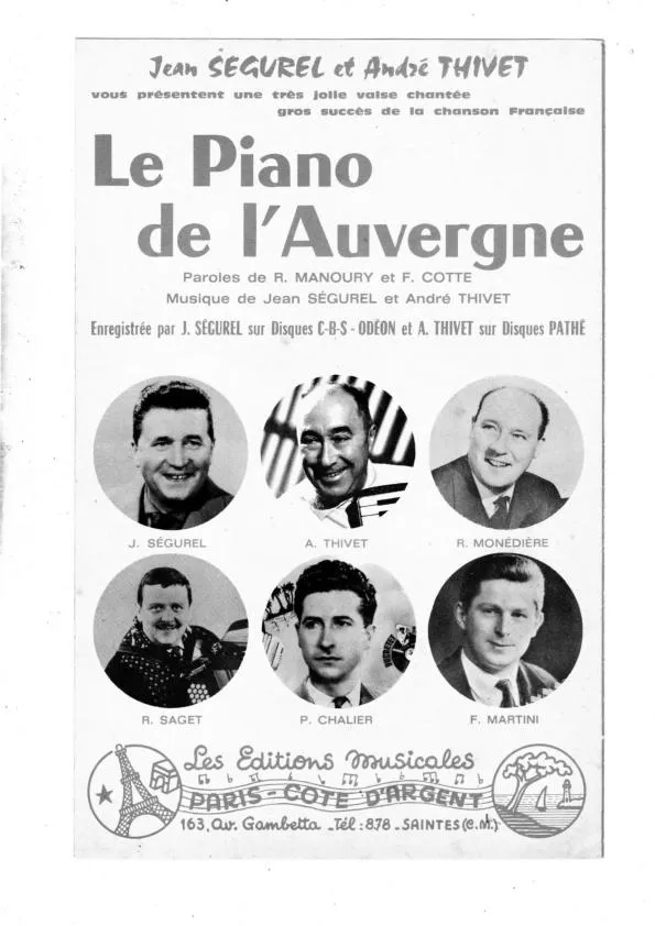 télécharger la partition d'accordéon Le piano de l'Auvergne (Arrangement : Dino Margelli) (Valse) au format PDF