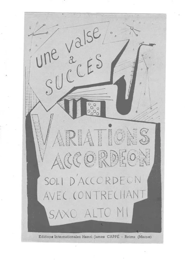 télécharger la partition d'accordéon Variations Accordéon (Valse) au format PDF