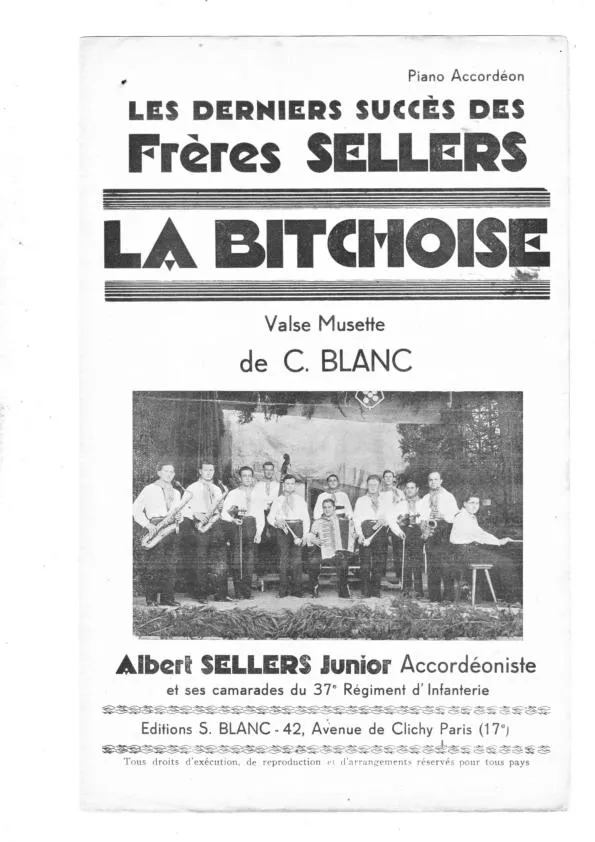 télécharger la partition d'accordéon La Bitchoise (Valse Musette) au format PDF
