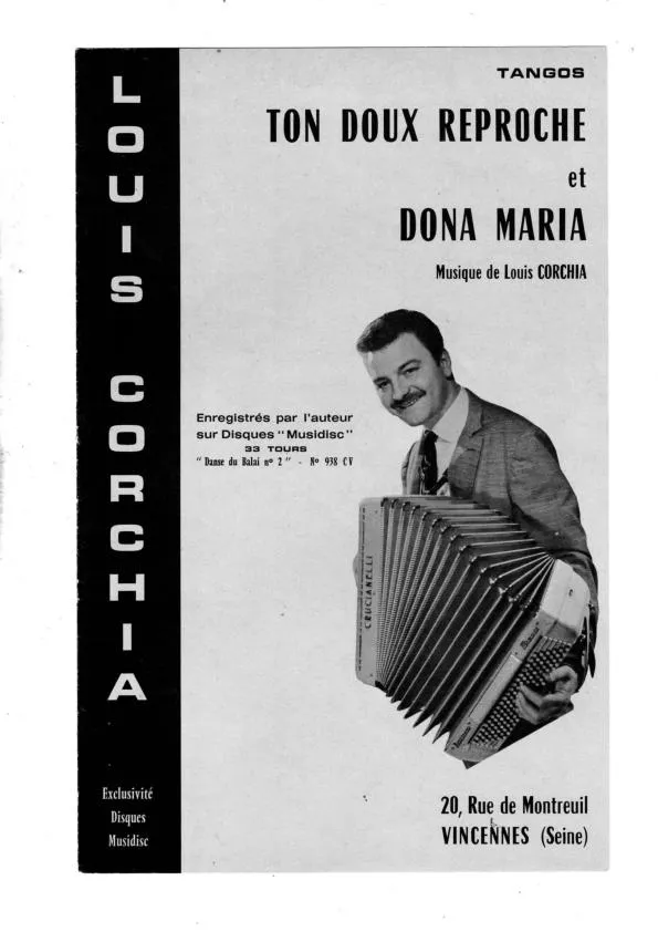 télécharger la partition d'accordéon Doña Maria (Rendez vous de nos amours) (Tango) au format PDF