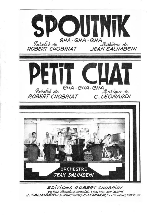 télécharger la partition d'accordéon Spoutnik (Orchestration) (Cha Cha Cha) au format PDF