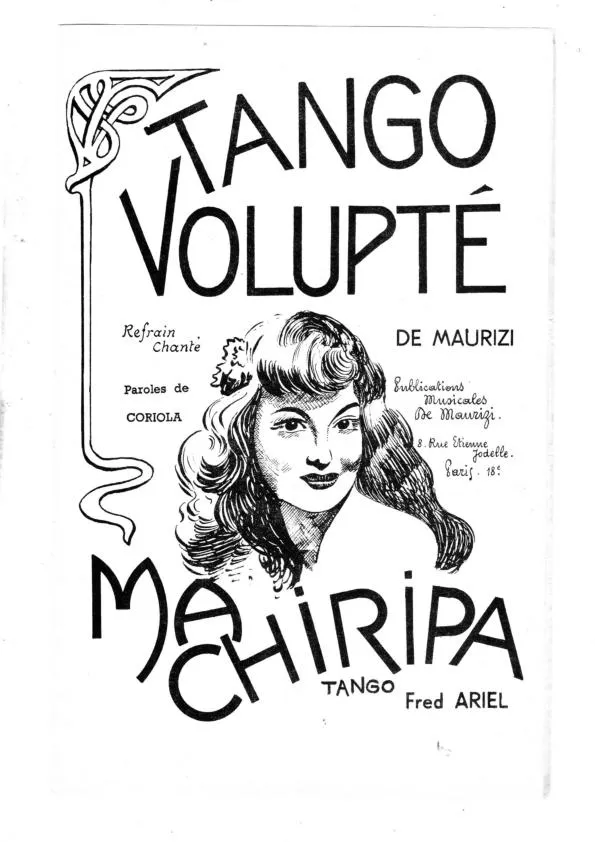 télécharger la partition d'accordéon Tango Volupté (Orchestration) au format PDF