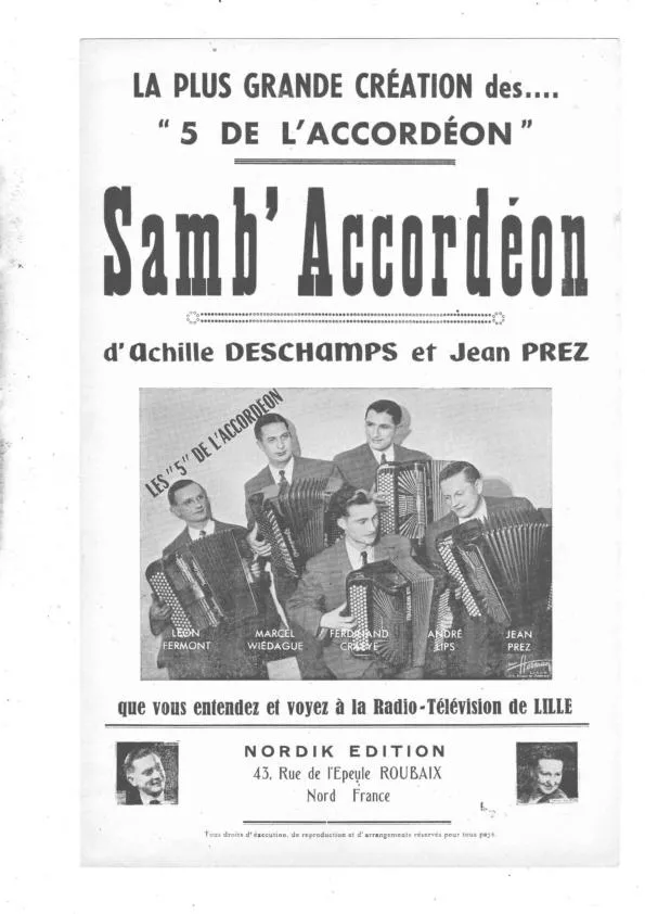 télécharger la partition d'accordéon Samb' Accordéon (Samba) au format PDF