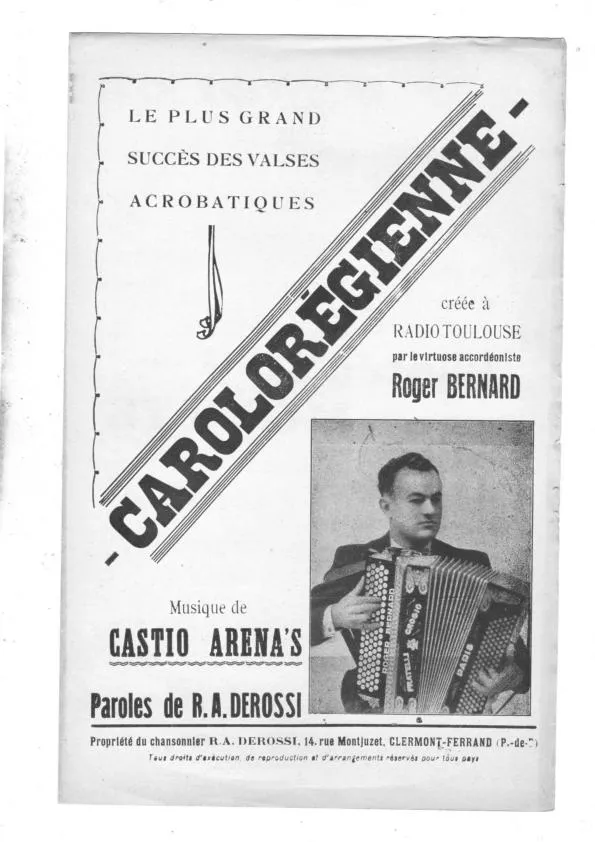 télécharger la partition d'accordéon Carolorégienne (Valse) au format PDF