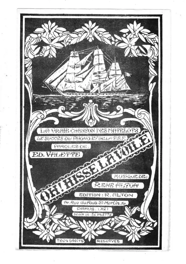 télécharger la partition d'accordéon Oh hisse la voile (Chanson de matelots) (Valse) au format PDF