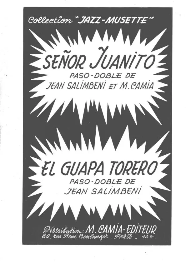 télécharger la partition d'accordéon Señor Juanito (Orchestration) (Paso Doble) au format PDF