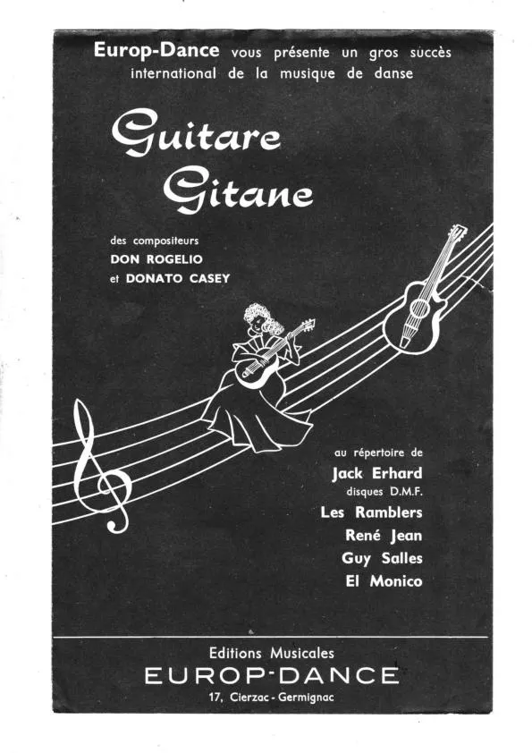 télécharger la partition d'accordéon Guitare Gitane (Boléro ou Rumba) au format PDF