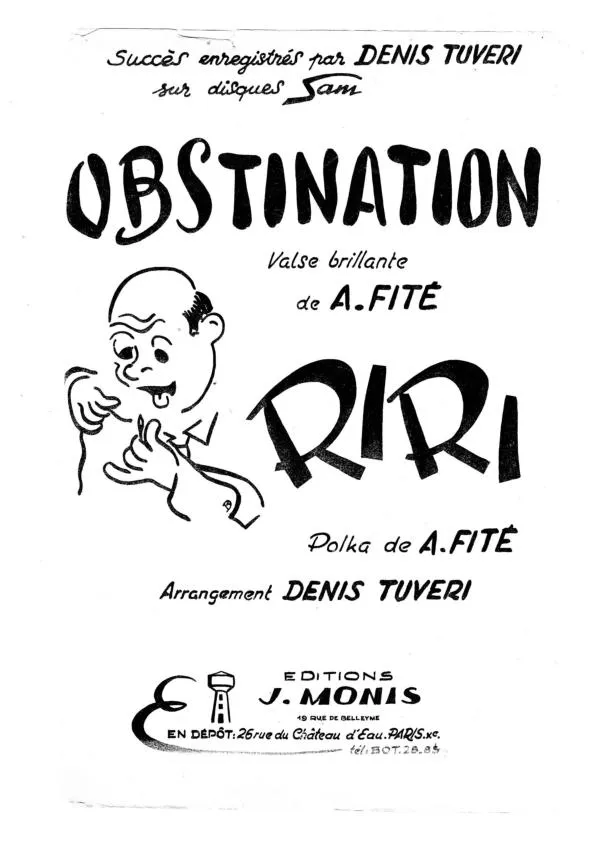 télécharger la partition d'accordéon Riri (Arrangement : Denis Tuveri) (Polka) au format PDF