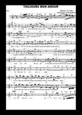 télécharger la partition d'accordéon Toujours mon amour (Arrangement : Gérard Merson) (Tango) au format PDF