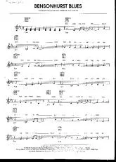 télécharger la partition d'accordéon Bensonhurst Blues (Chant : Oscar Benton) au format PDF